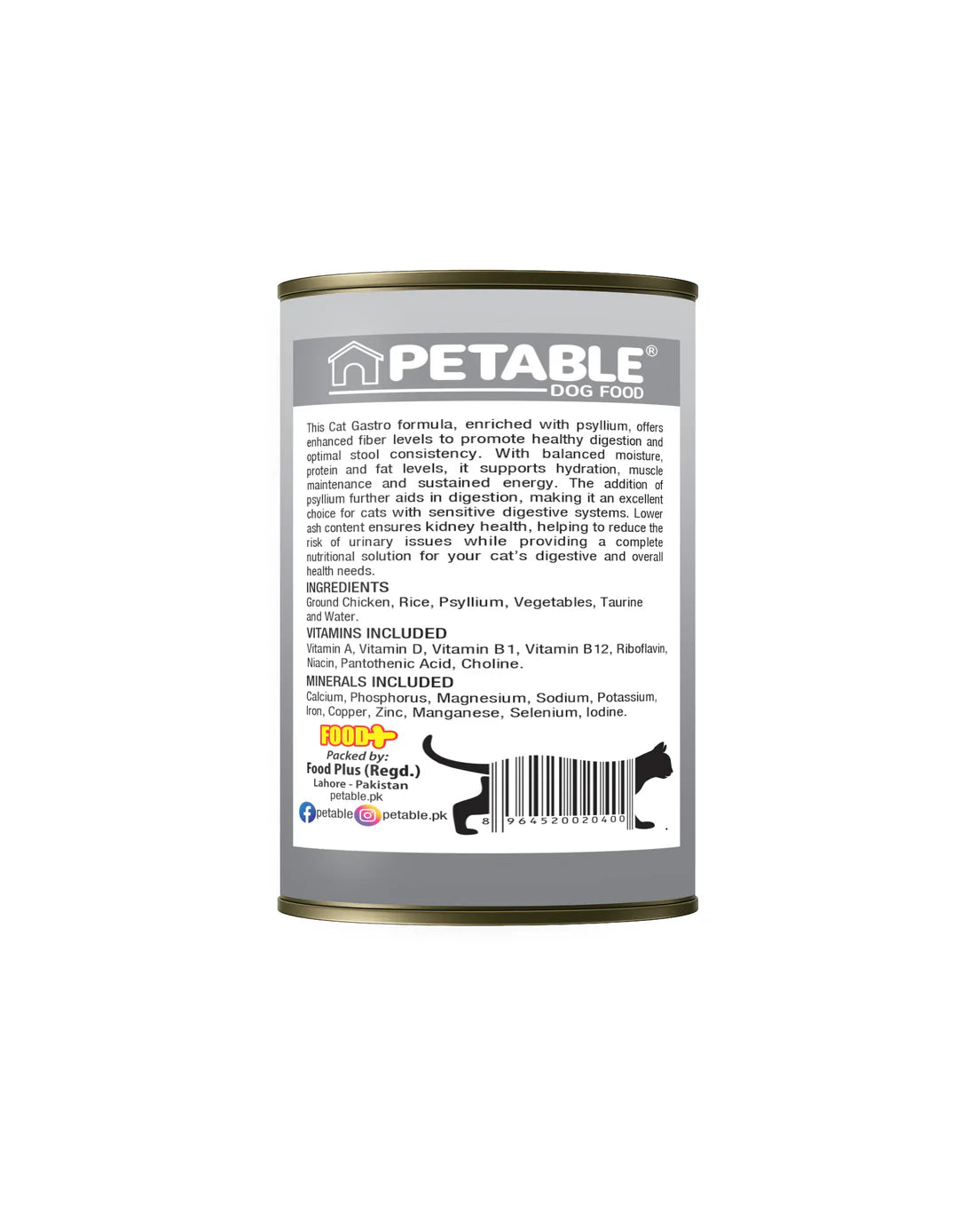 Petable Cat Gastro 400g