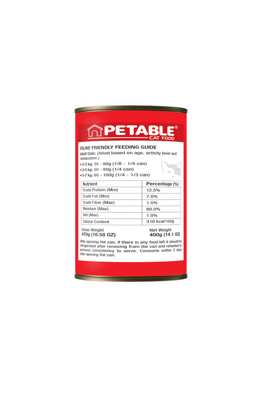 Petable Cat Classic – Whole Minced Beef Gravy Formula (400g)