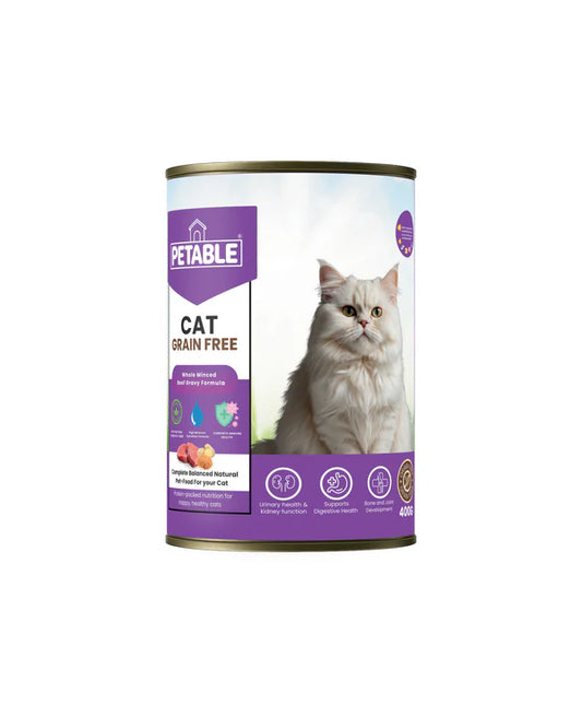 Petable  Cat Grain Free - Beef 400g