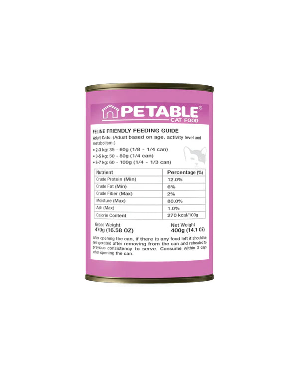 Petable  Cat Grain Free - Chicken 400g