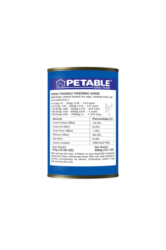 Petable Dog Classic - Beef 400g