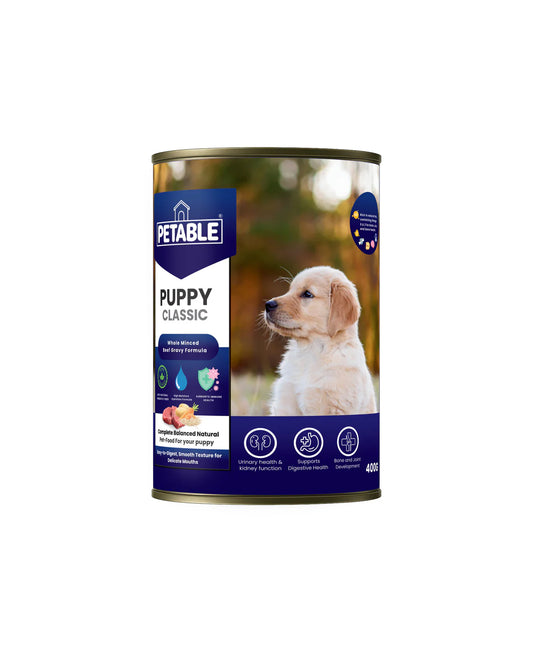 Petable  Puppy Classic - Beef 400g