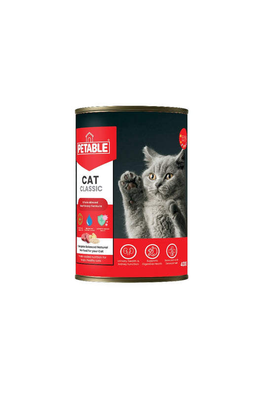 Petable Cat Classic – Whole Minced Beef Gravy Formula (400g)